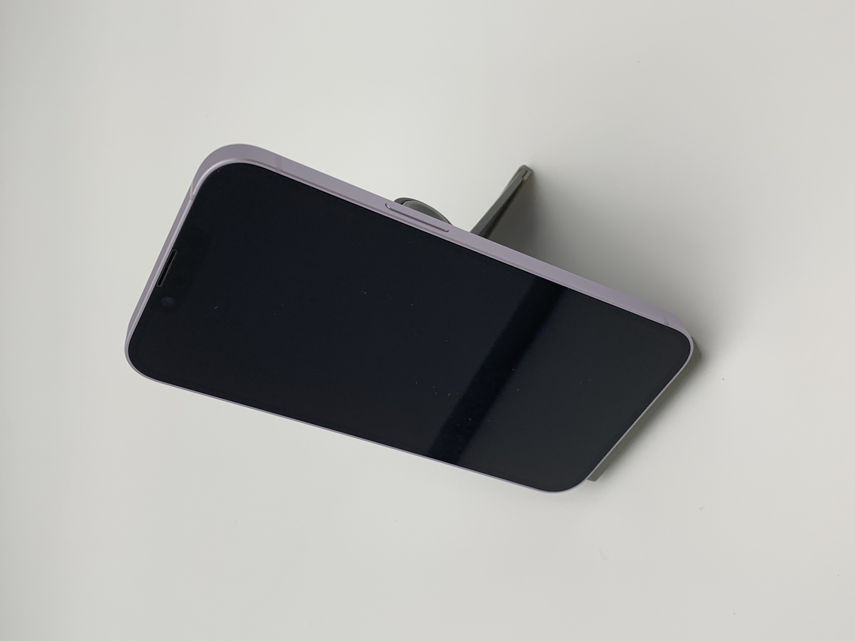 【中古：Bランク】iPhone 14 256GB パープル SIMロック無し【30日返金保証】【赤ロム保証付き】
