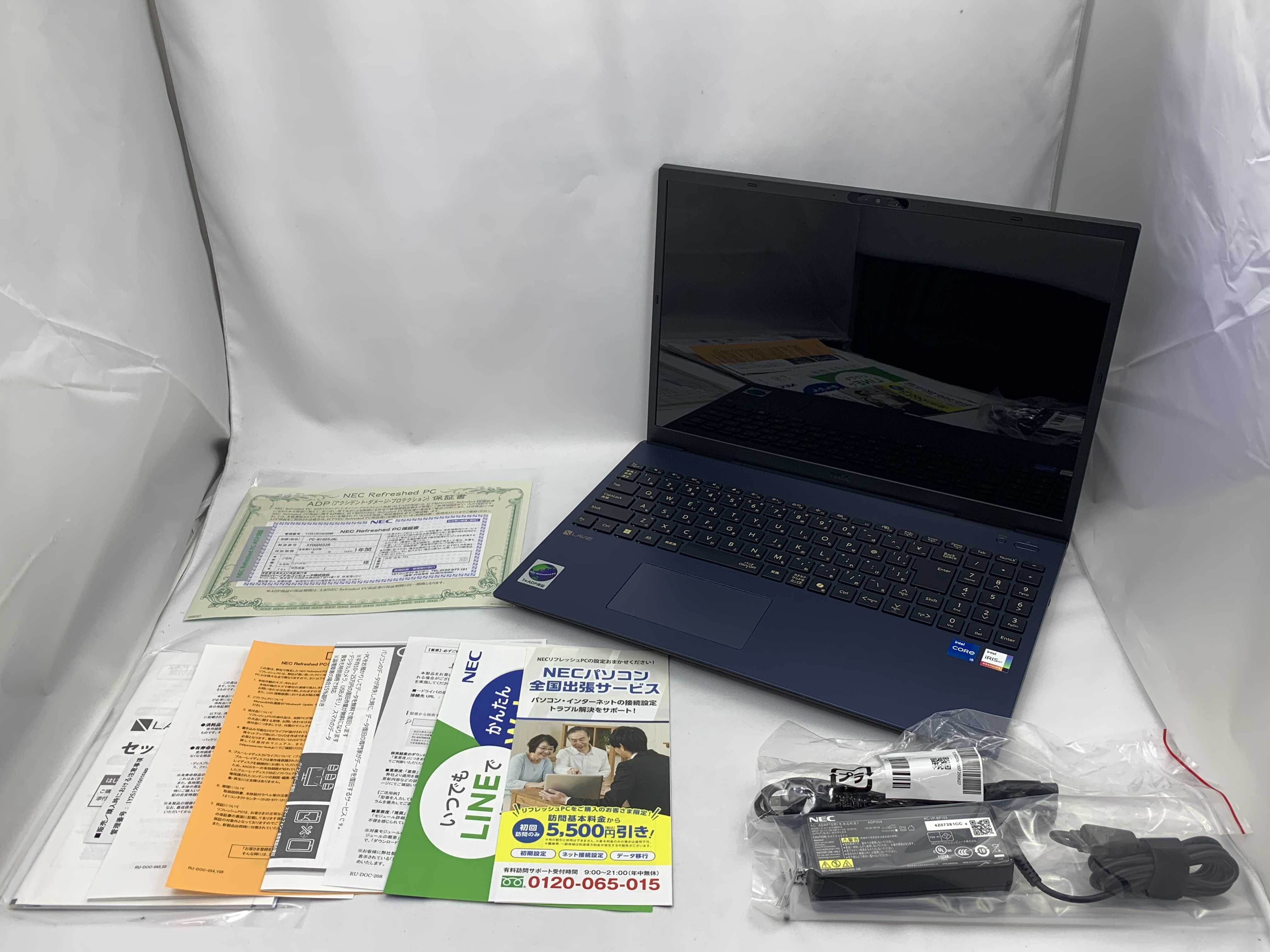【中古：Sランク】NECリフレッシュPC 2025年春モデル PC-N1655JAL　Office付 ノートPC【１年保証付き】