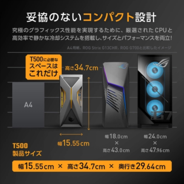 【中古:Bランク】ASUS TUF Gaming T500MV Core i5 13420H、 T500MV-13420H454W (I5 16 512 3050)【30日間返品保証】