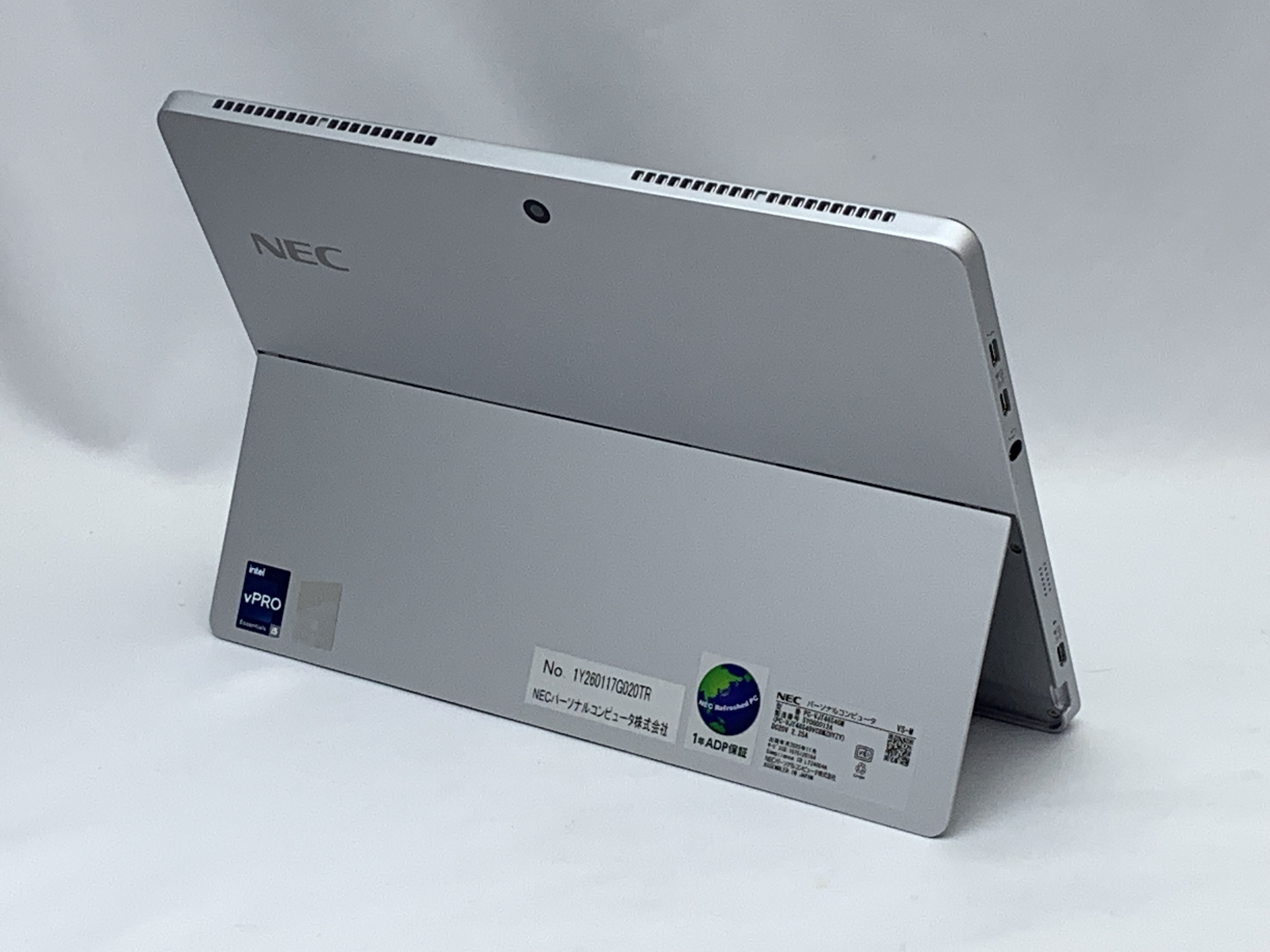 【中古：Sランク】NECリフレッシュPC 2024年秋モデル PC-VJT46S4GM Office付 タブレットPC【１年保証付き】