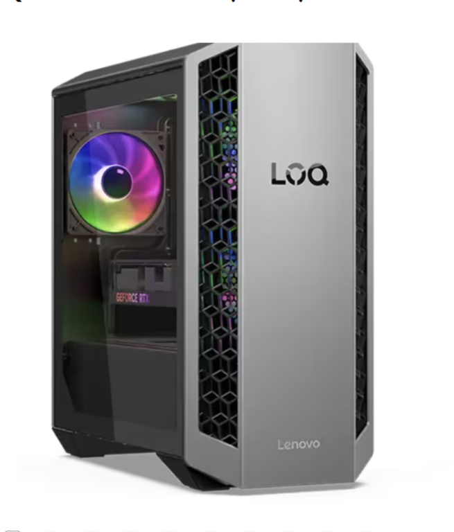 【アウトレット】Lenovo LOQ Tower 26ADR10(Ryzen 7 8745HX、メモリ32GB SSD1TB GeForce RTX 5060Ti VRAM16GB)【6ヶ月修理保証】
