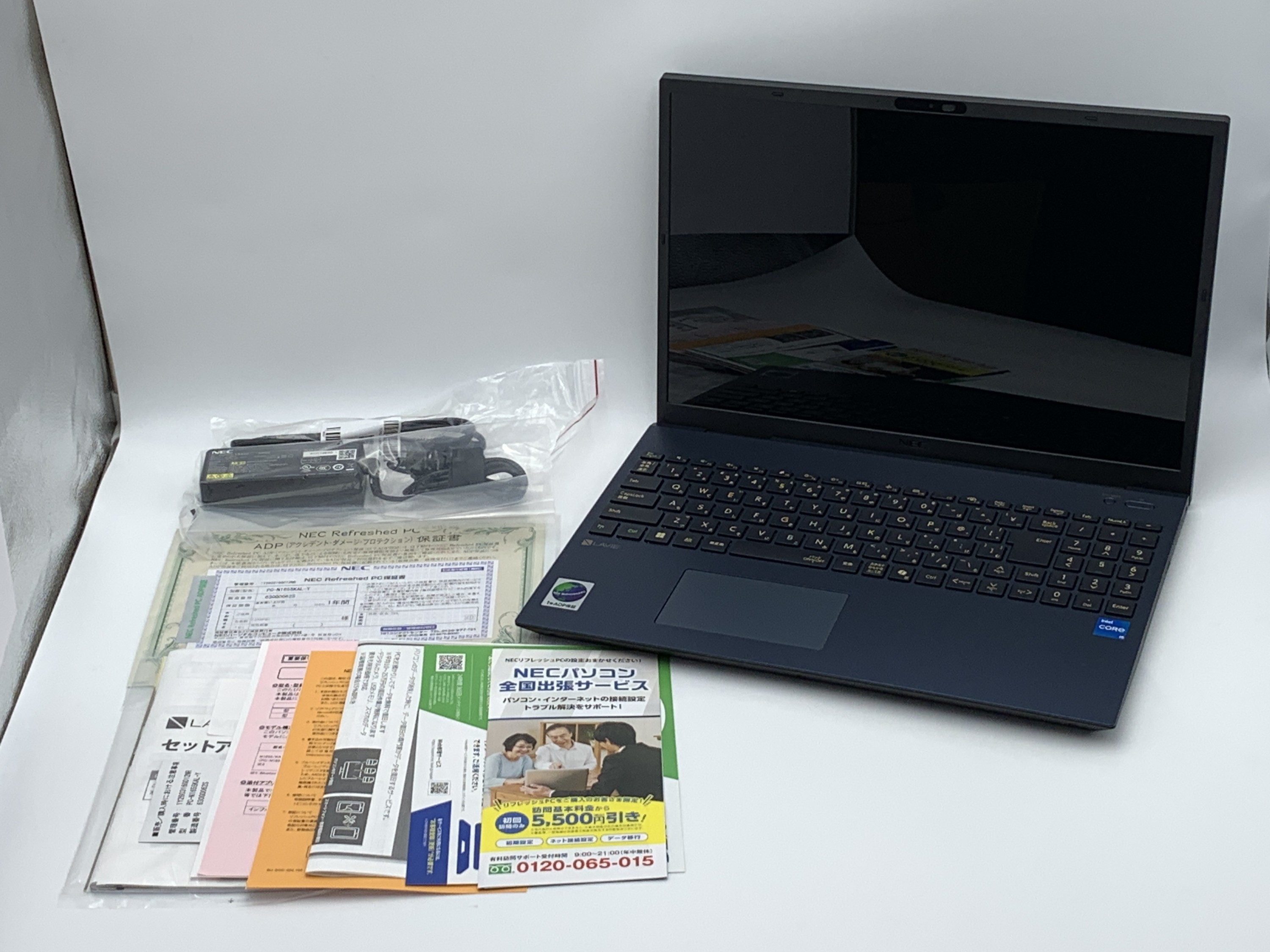 【中古：Sランク】NECリフレッシュPC 2025年夏モデル PC-N1655KAL-Y Office付 ノートパソコン【１年保証付き】