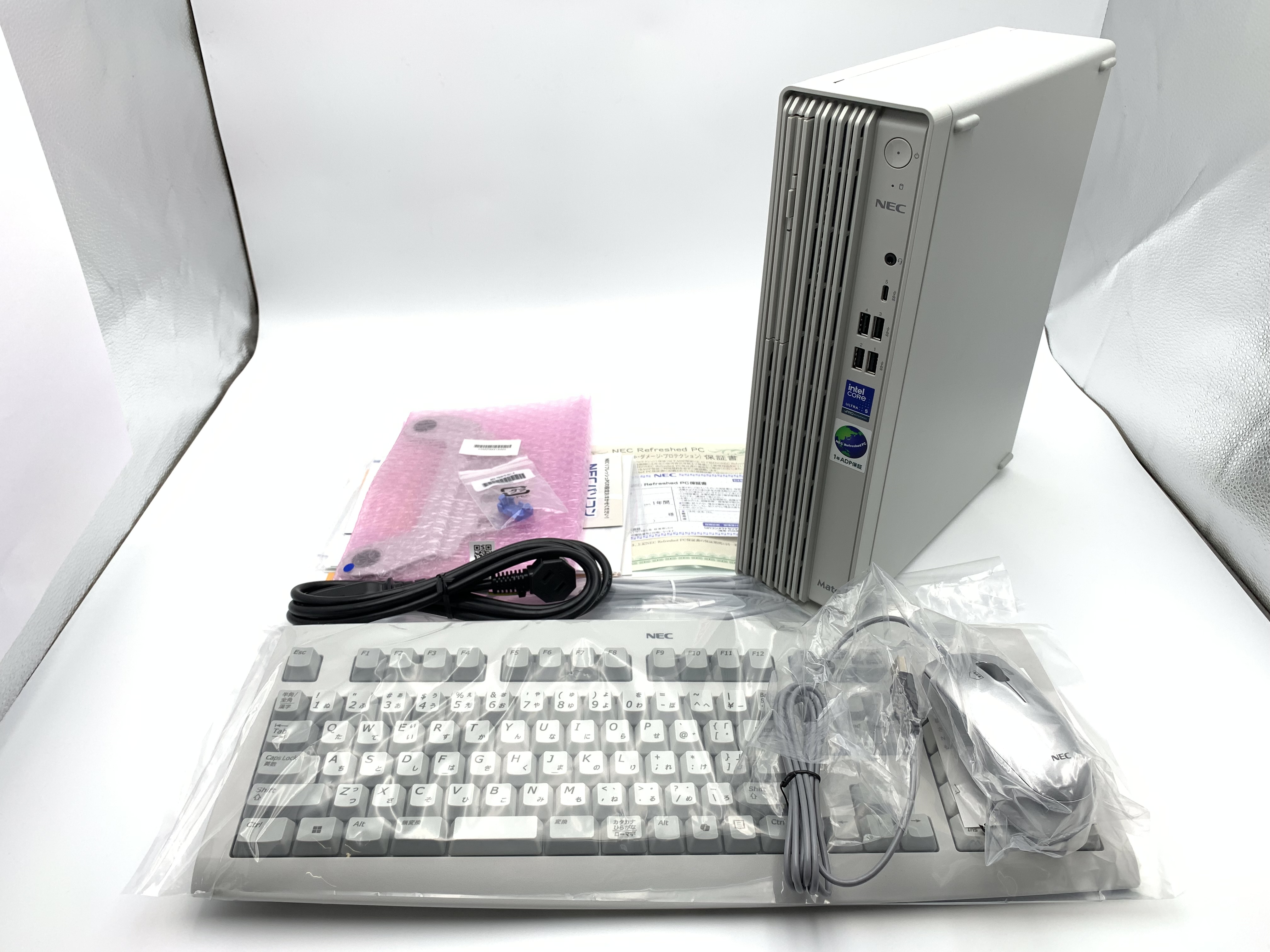 【中古：Sランク】NECリフレッシュPC 2025年夏モデル Office付 デスクトップ　PC-M1M50BZGR【１年保証付き】