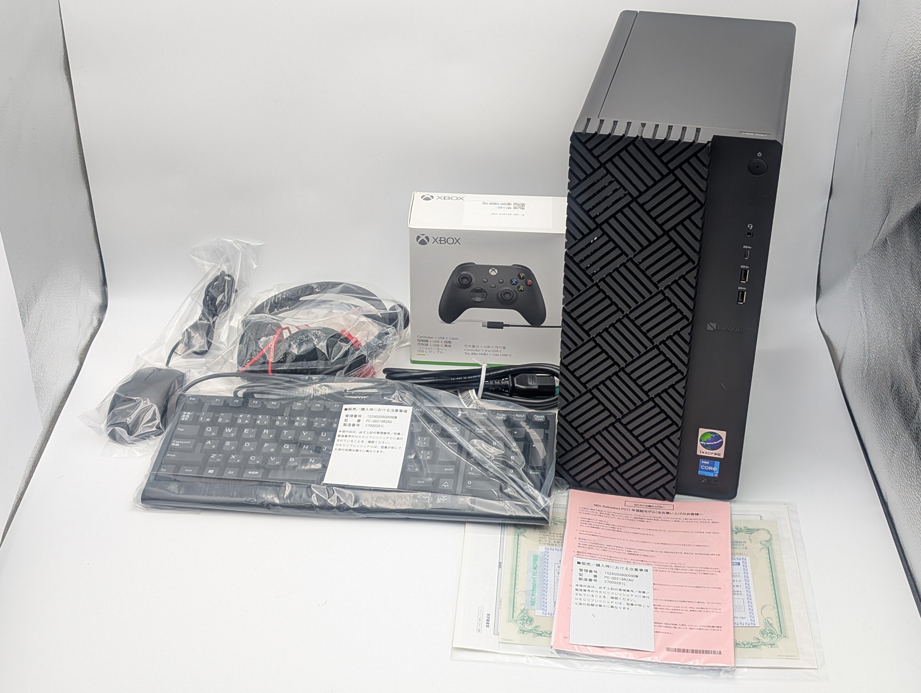 【中古：Sランク】NECリフレッシュPC 2022年7月モデル PC-GD218RZAU ゲーミングデスクトップ【１年保証付き】