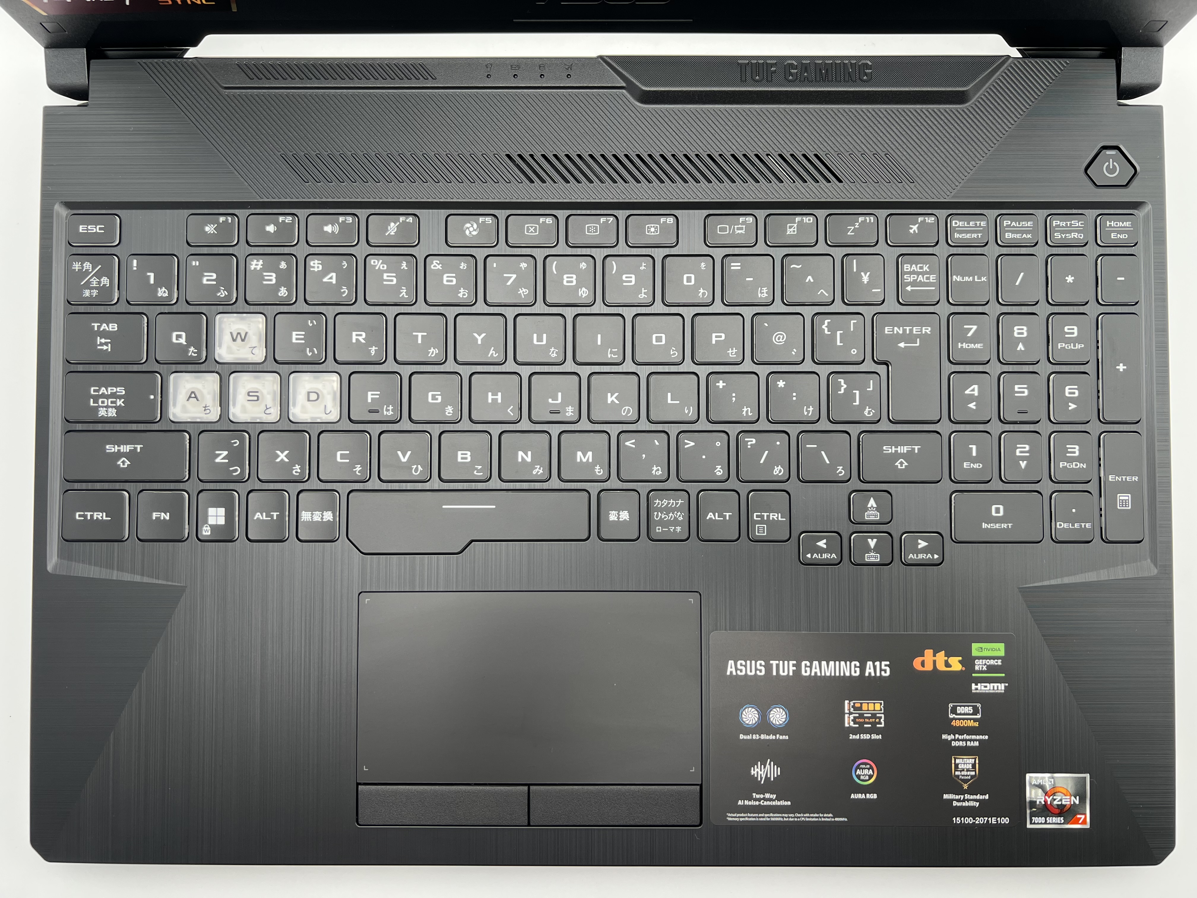 【アウトレット】ASUS TUF Gaming A15 FA506NCR FA506NCR-R7R3050TEC [グラファイトブラック]