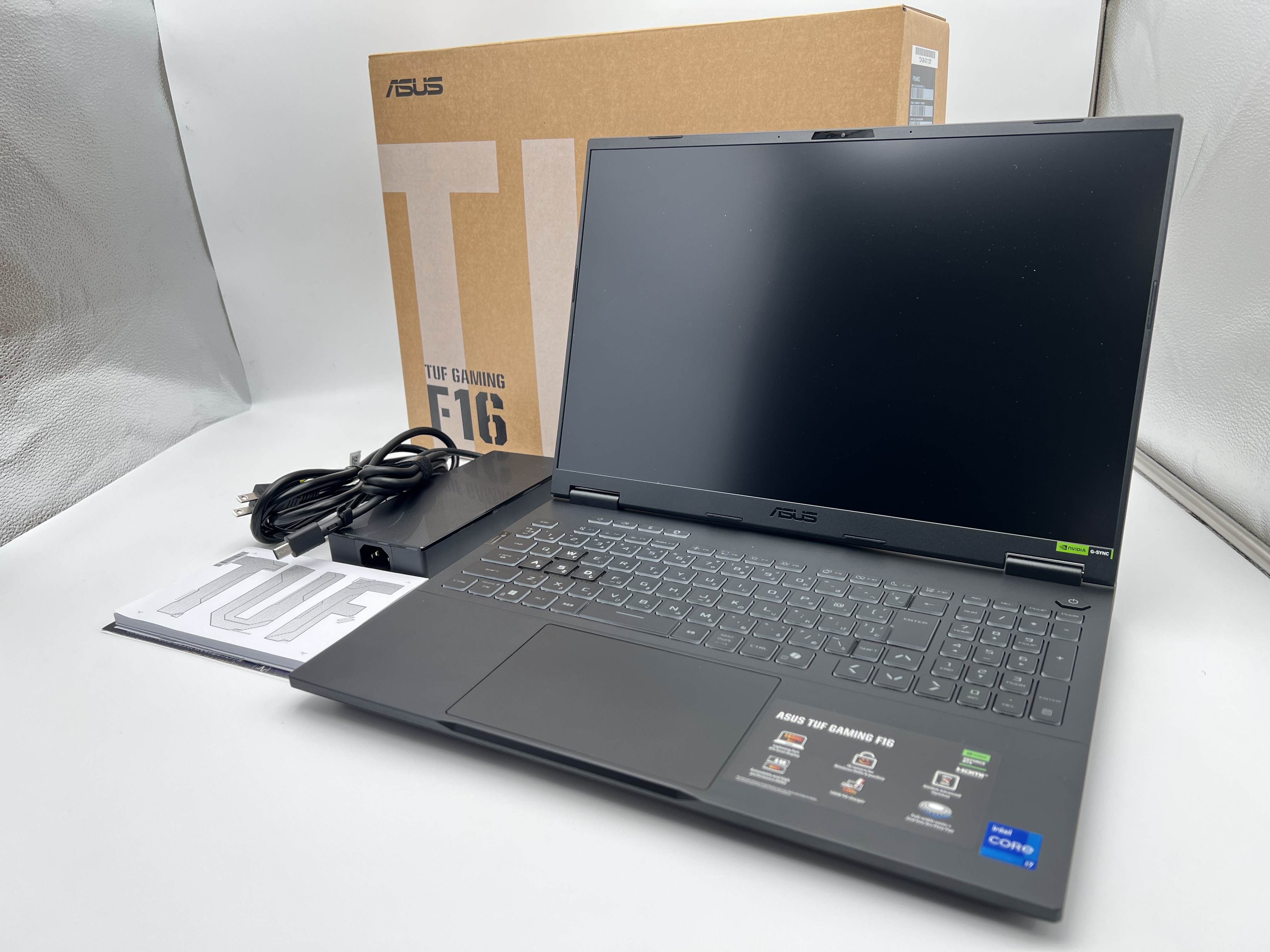 【アウトレット】TUF Gaming F16 FX608JMR Core i7 14650HX・32GBメモリ・1TB SSD・RTX 5060・16型WUXGA液晶搭載モデル FX608JMR-I7R5060Y [イェーガーグレー]