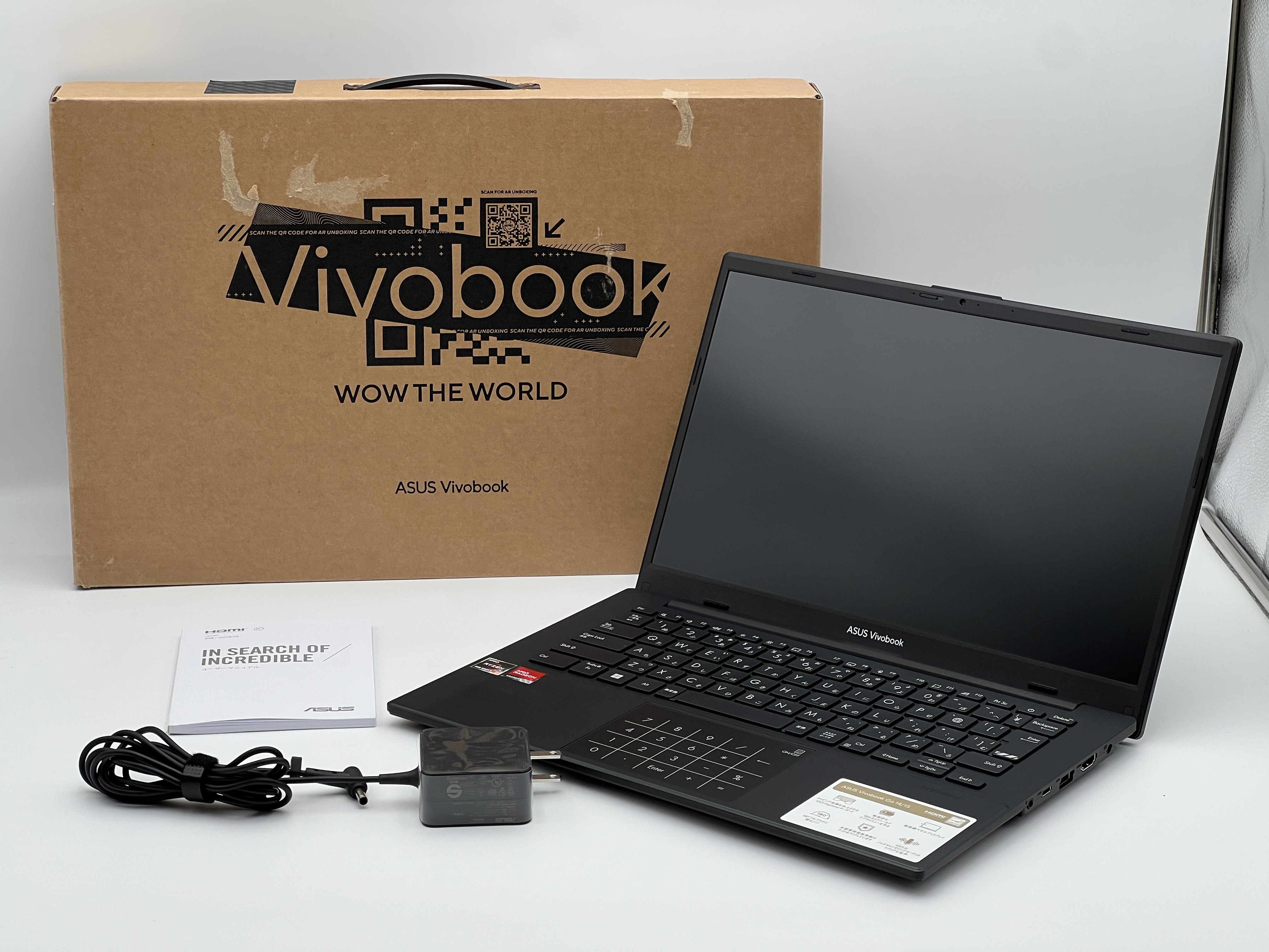 【アウトレット】ASUS Vivobook Go 14 E1404FA-R5165KWS  [ミックスブラック]