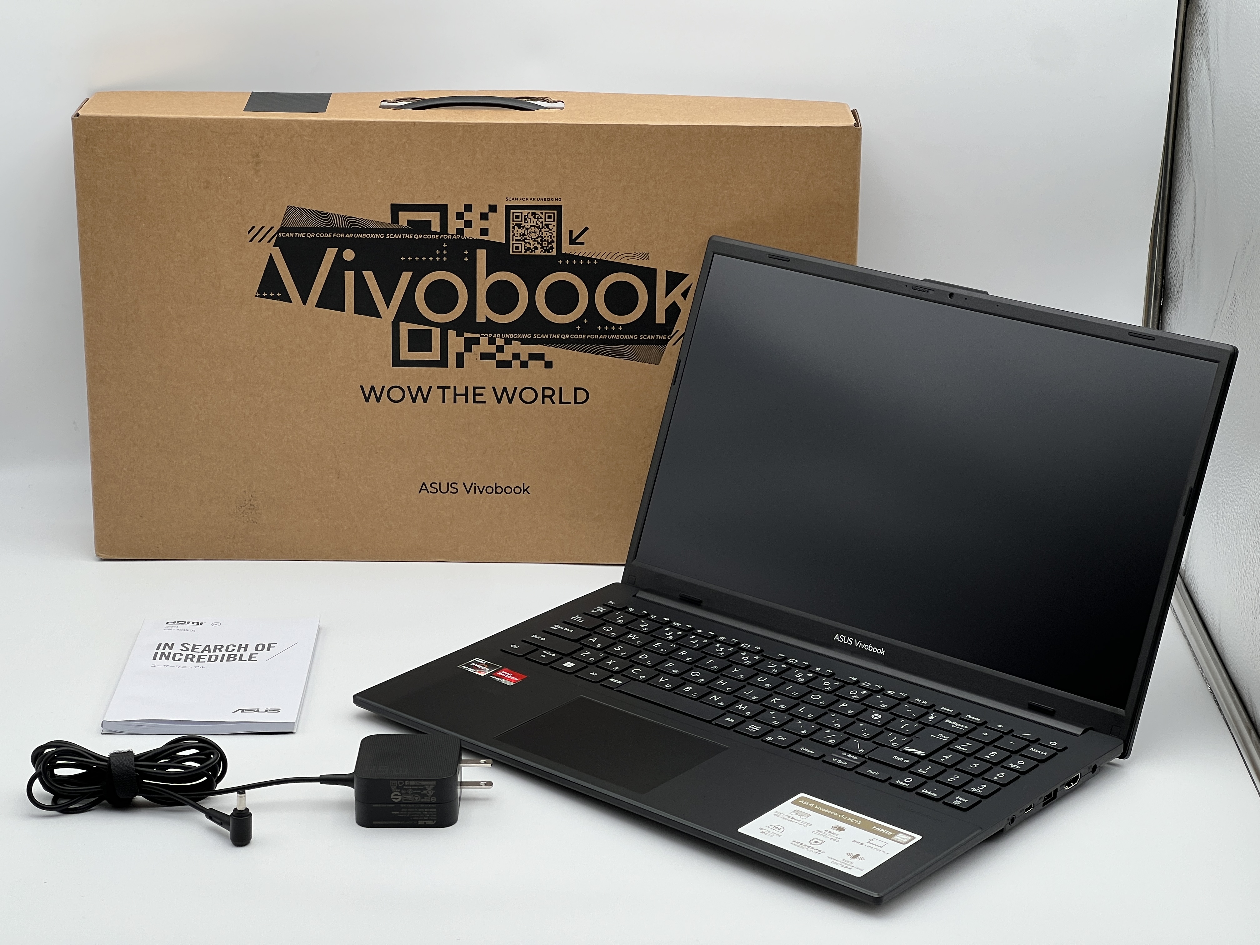 【アウトレット】ASUS Vivobook Go 15 E1504FA-R5165WSBLE4  [ミックスブラック]