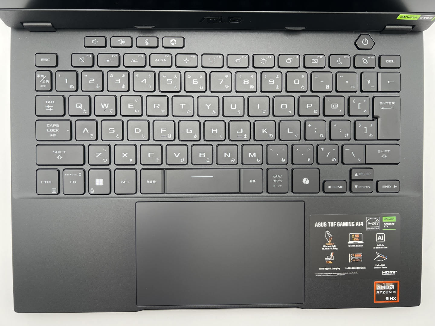 【ゲーミング＆アウトレットセール 8/7 11:00 - 8/17 11:00】【アウトレット】ASUS TUF Gaming A14 FA401WV FA401WV-AI9R4060 [イェーガーグレー]
