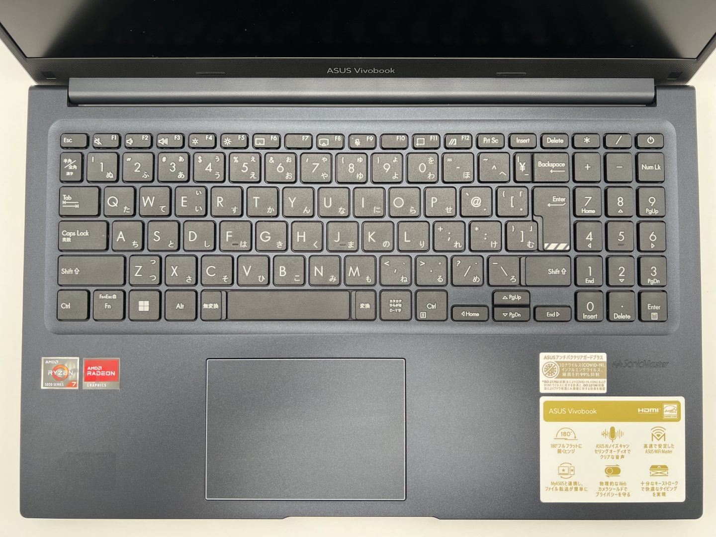 【アウトレット】ASUS Vivobook 15 M1502YA-R7165WSBUE5 Office付[クワイエットブルー]
