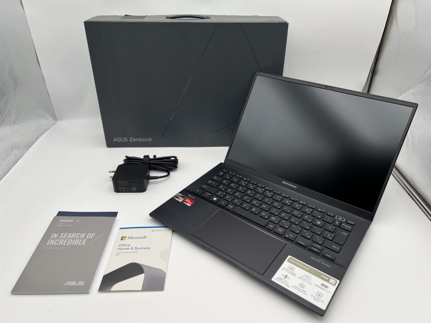 【アウトレット】ASUS Zenbook 14  UM3402YA-KP395WS［ジェイドブラック］