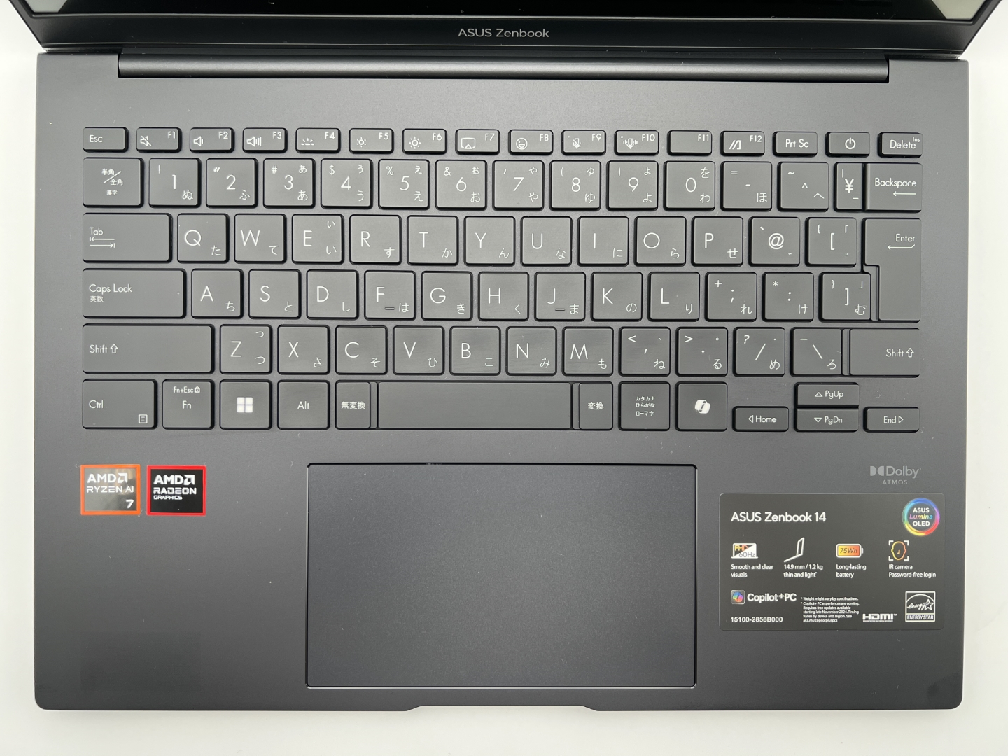 【アウトレット】ASUS Zenbook 14 UM3406KA-AI7325W [ジェイドブラック]