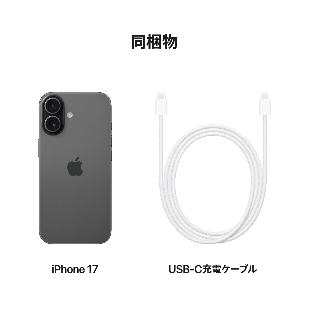 【ハロウィンセール】【アウトレット】【未開封未使用】Apple iPhone 17 256GB SIMフリー [ブラック]【10/16 16:00～10/23 11:00】