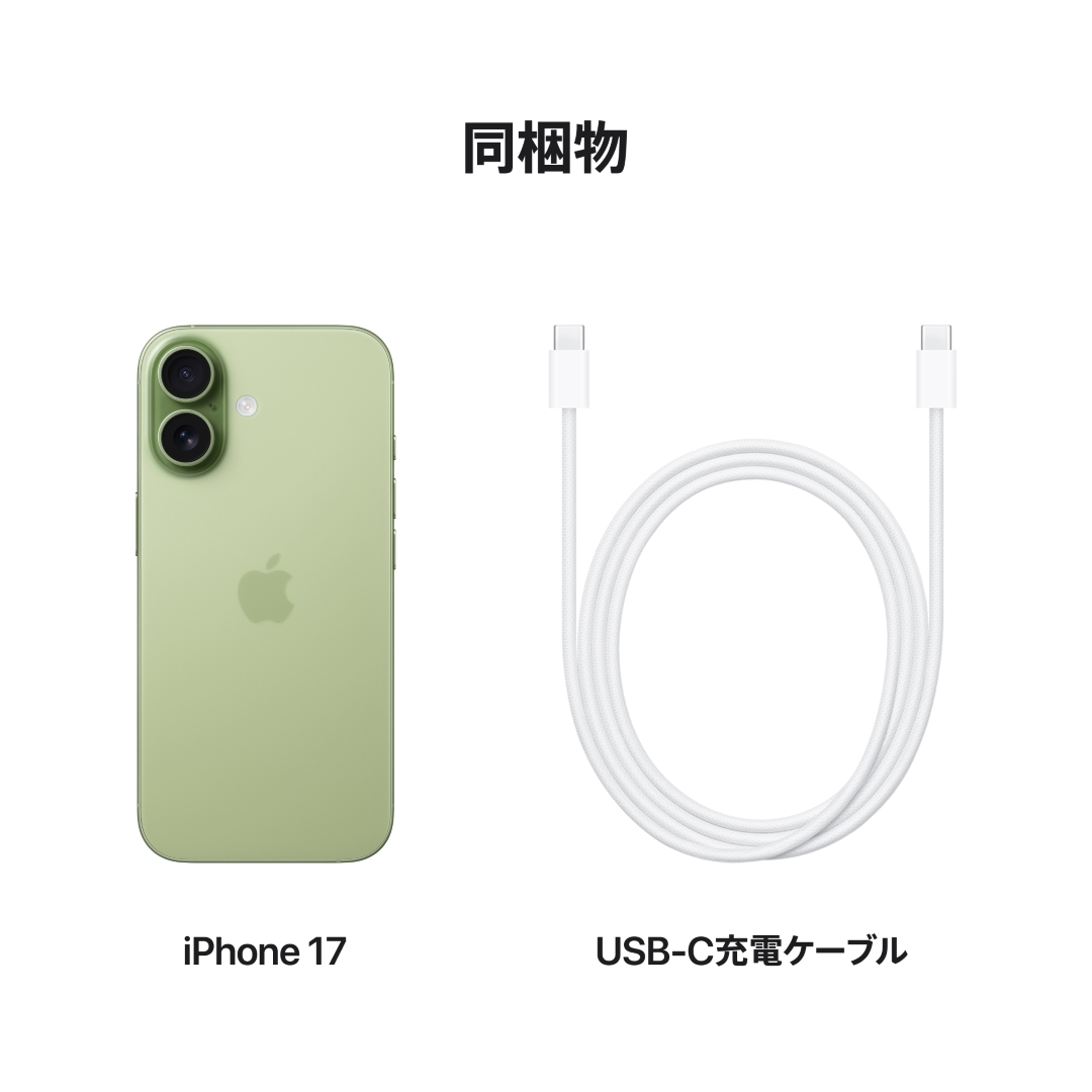 【ハロウィンセール】【アウトレット】【未開封未使用】Apple iPhone 17 256GB SIMフリー [セージ]【10/16 16:00～10/23 11:00】