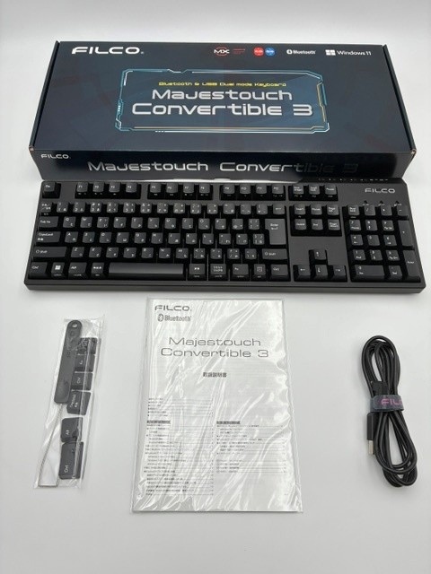 【店頭展示使用品】FILCO Majestouch Convertible 3 FKBC108M/JB3 茶軸 (30日間保証）