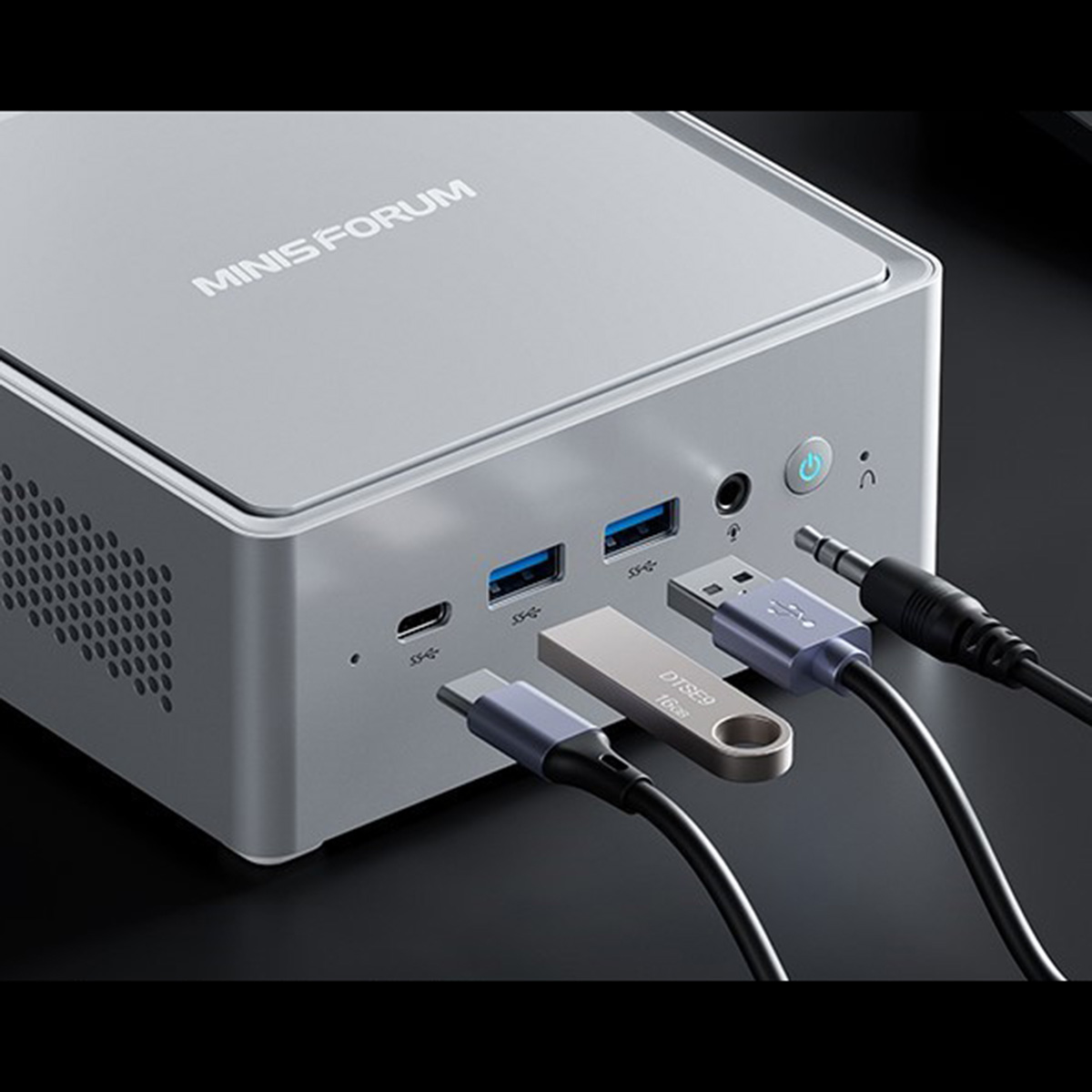 MINISFORUM(ミニスフォーラム) ミニPC メモリ16GB SSD512GB Windows 11 Pro 64bit 最大4画面出力 NAB5R-16/512-W11PRO(13500H)