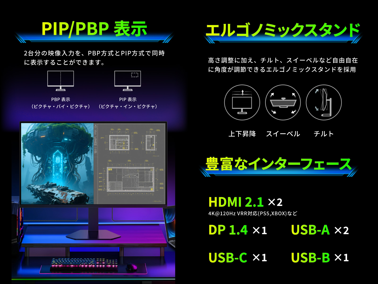 【決算セール 9/4 11:00 - 9/11 11:00】TitanArmy   P326MV MAX [32インチ 4K (3840x2160)]