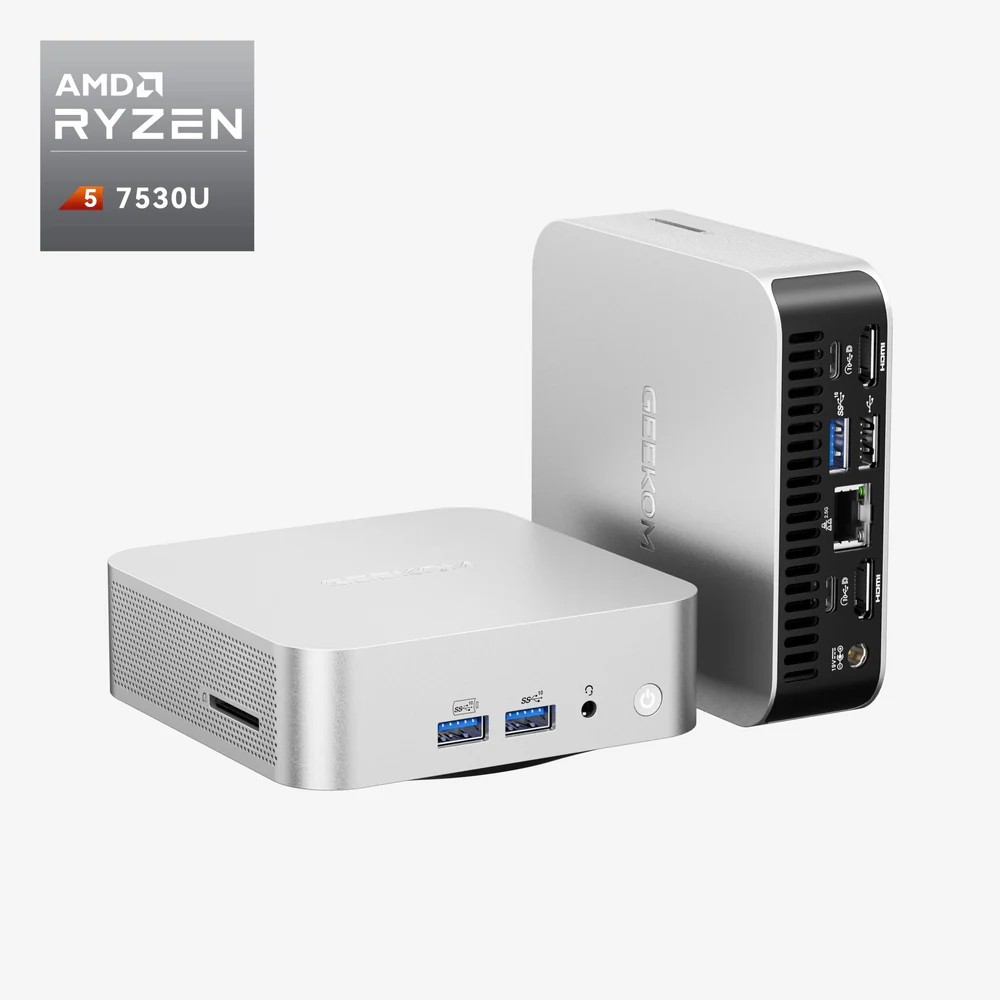 【ゲーミング＆アウトレットセール 8/7 11:00 - 8/17 11:00】GEEKOM(ギコム) A5 Pro 2026エディション [AMD Ryzen 57530U/ RAM:16GB/ SSD:1TB/ Windows11 Pro]