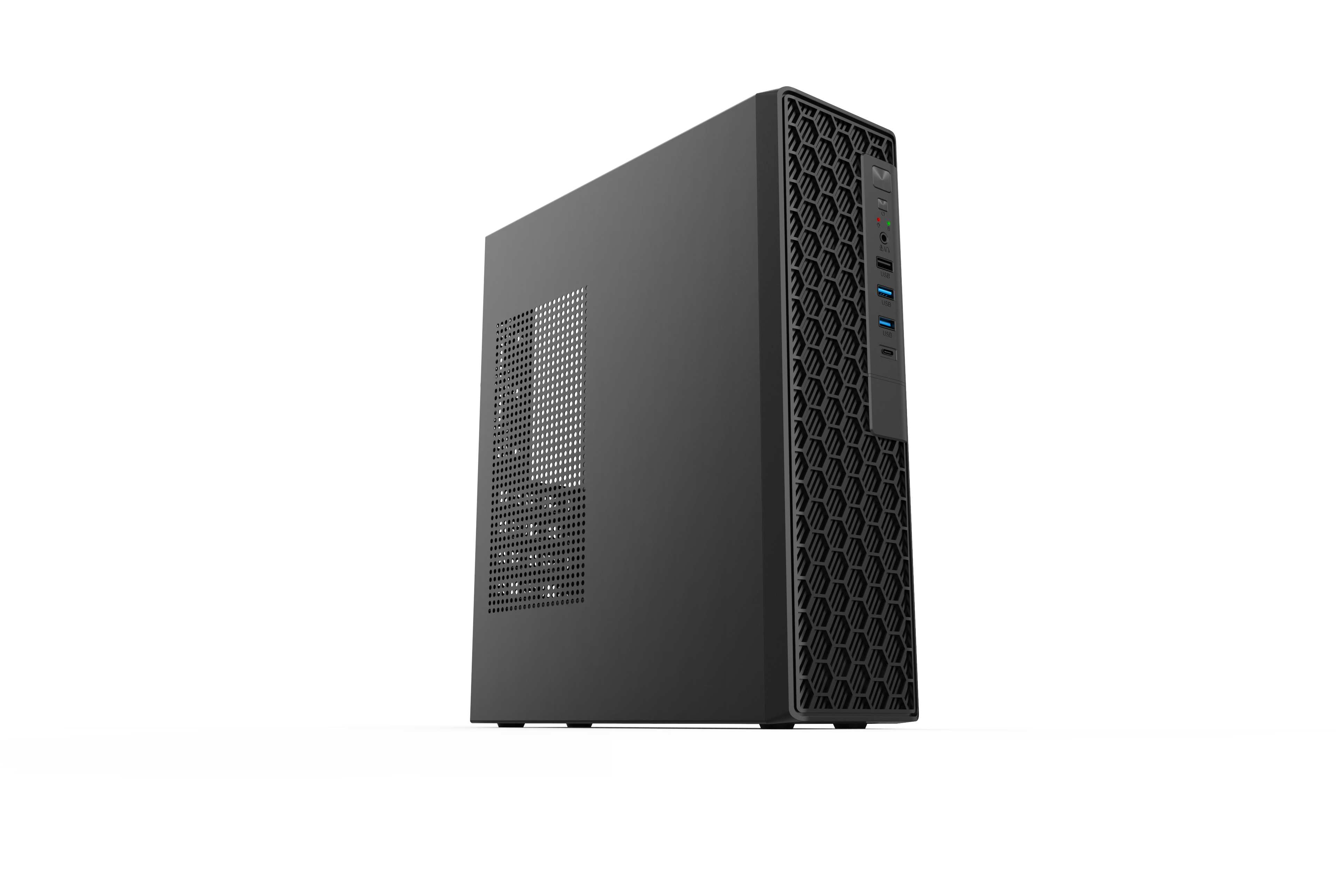 KEIAN TYPE C搭載 300ｗ電源内蔵スリムモデルPCケース [KX-M04]