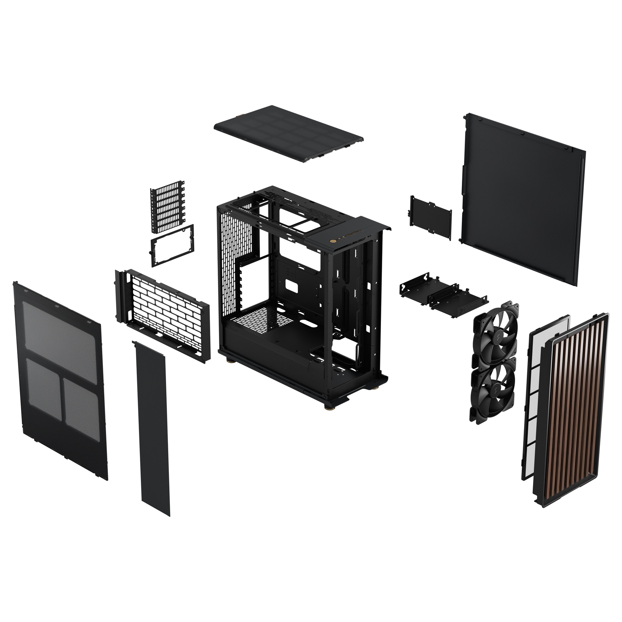 Fractal Design(フラクタルデザイン) North Charcoal Black [ミドルタワー PCケース]