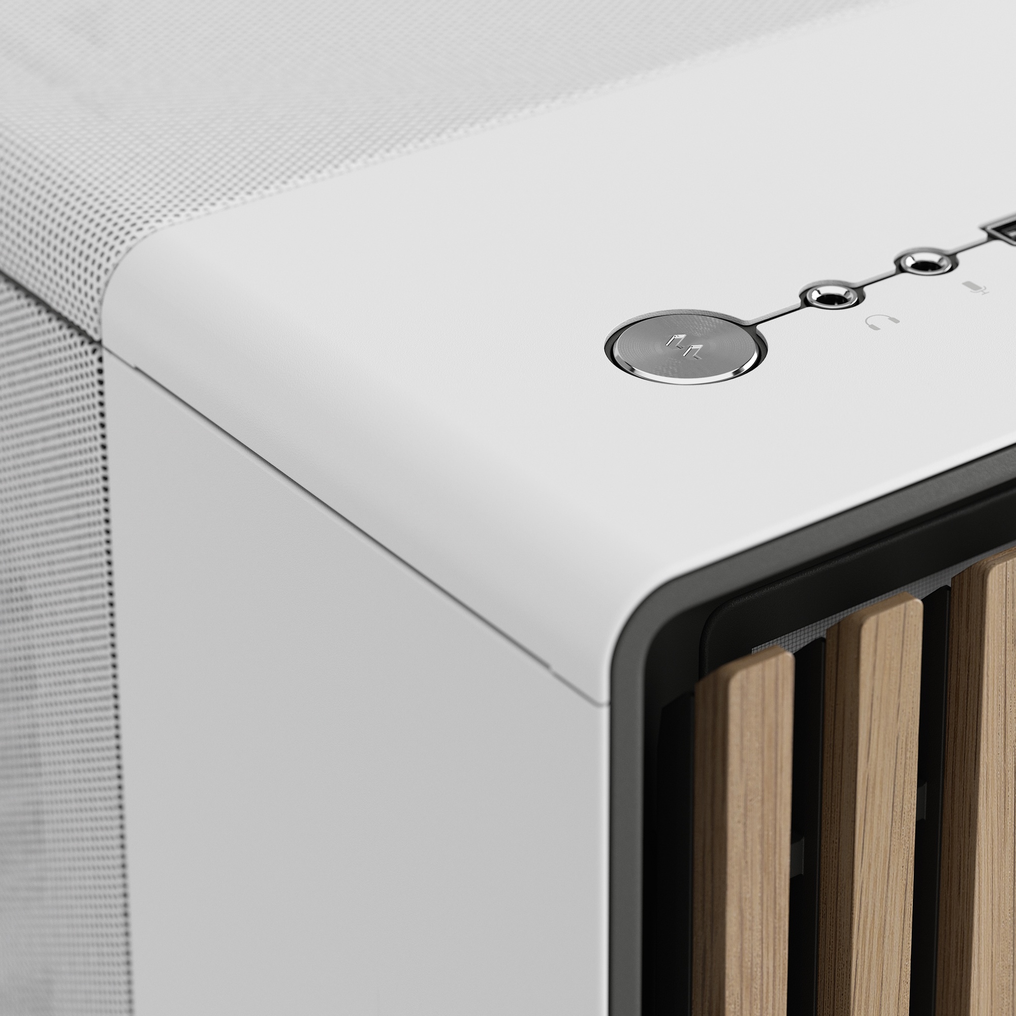Fractal Design(フラクタルデザイン) North Chalk White [ミドルタワー PCケース]