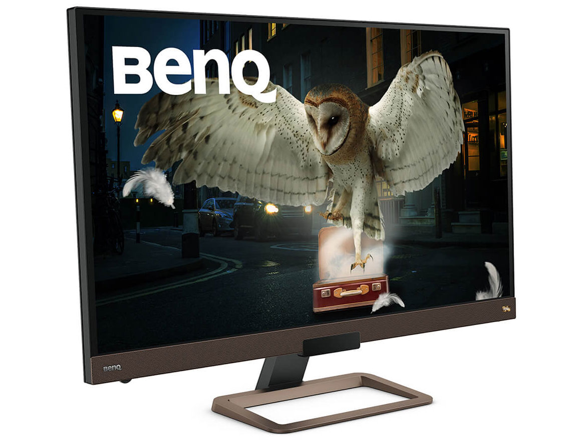 BenQ EW3280U-JP [32インチ メタリックグレー x ブラウン]