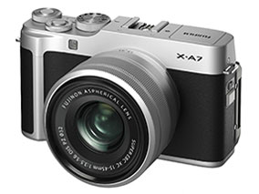 【中古】【店頭展示使用品】ミラーレス一眼カメラ　レンズキット FX-A7LK-S シルバー [ズームレンズ][FXA7LKS](メーカー保証1年）