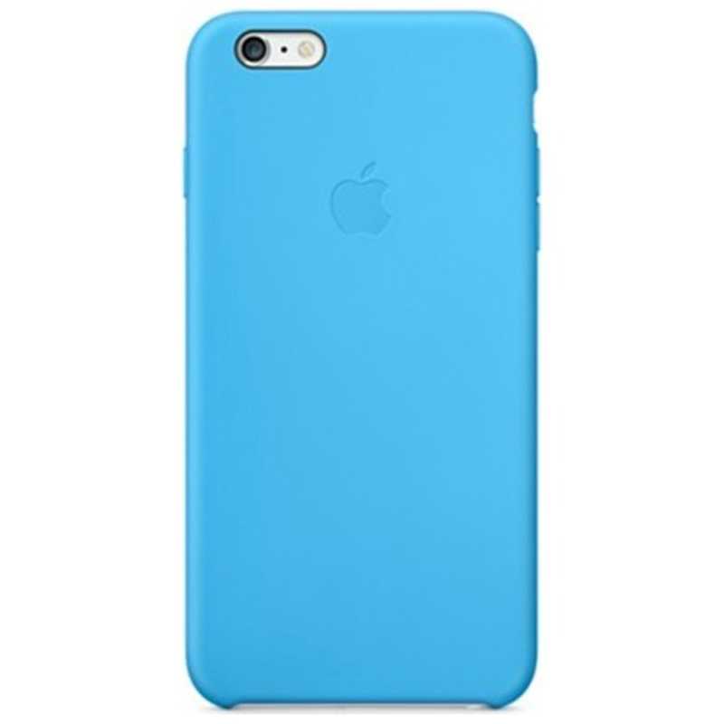 【訳あり品】【箱破損】【未開封・未使用】Apple iPhone 6 Plus用　シリコンケース　ブルー　MGRH2FE/A (返品不可）