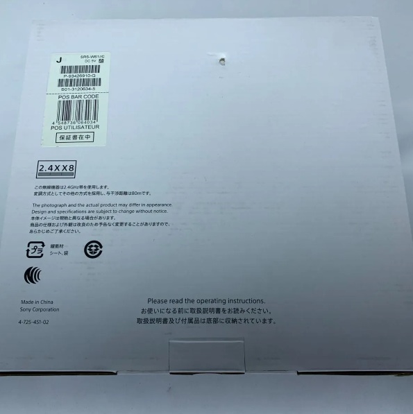 【訳あり品】【箱破損】【未開封・未使用】SONY ウェアラブルネックスピーカー SRS-WS1