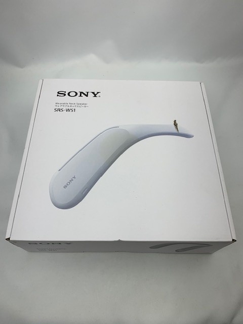 【訳あり品】【箱破損】【未開封・未使用】SONY ウェアラブルネックスピーカー SRS-WS1(メーカー保証付き)
