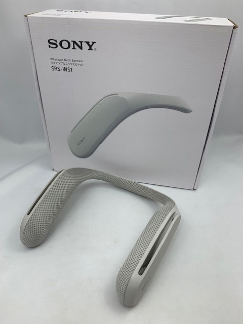 【中古】【店頭展示使用品】SONY ウェアラブルネックスピーカー SRS-WS1 (30日間保証）