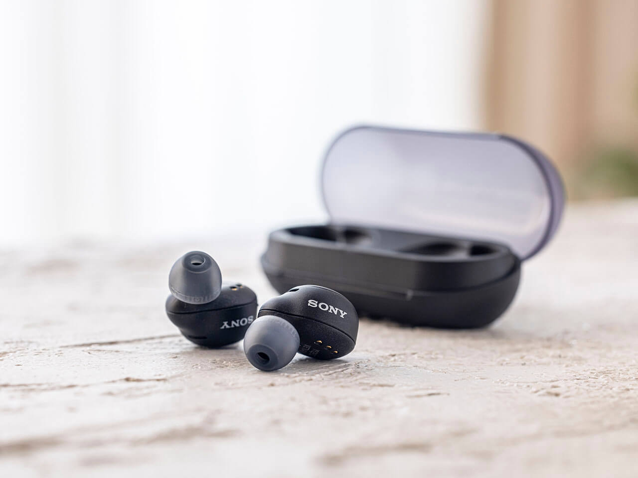 SONY 軽量小型完全ワイヤレスイヤホン WF-C500 (B) [ブラック]