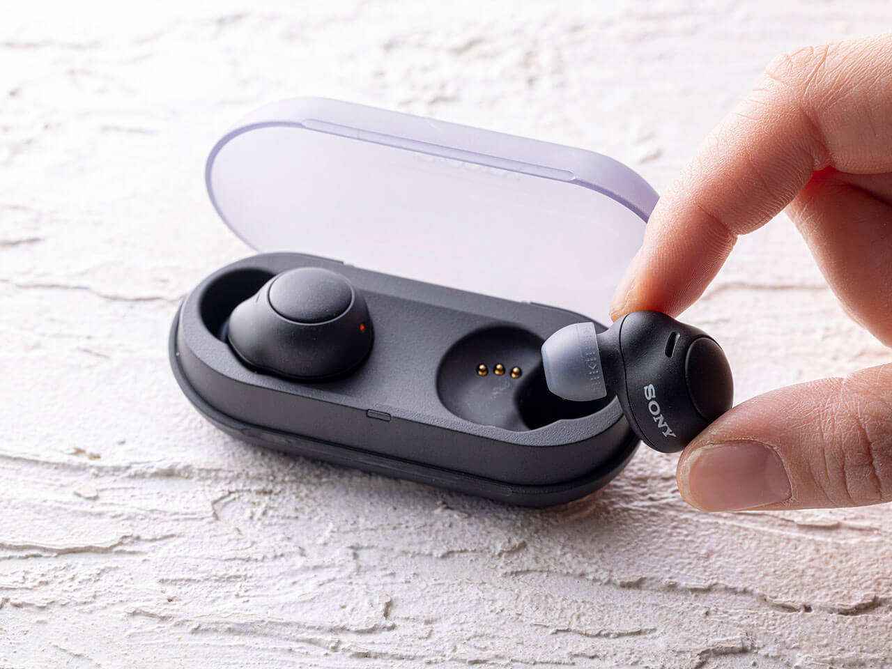 SONY 軽量小型完全ワイヤレスイヤホン WF-C500 (B) [ブラック]