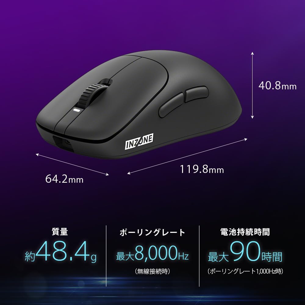 SONY ワイヤレスゲーミングマウス INZONE MOUSE-A [MSE-G500]