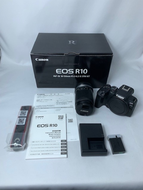 【中古】【店頭展示使用品】CANON EOS R10 RF-S18-150 IS STM レンズキット(メーカー保証1年）