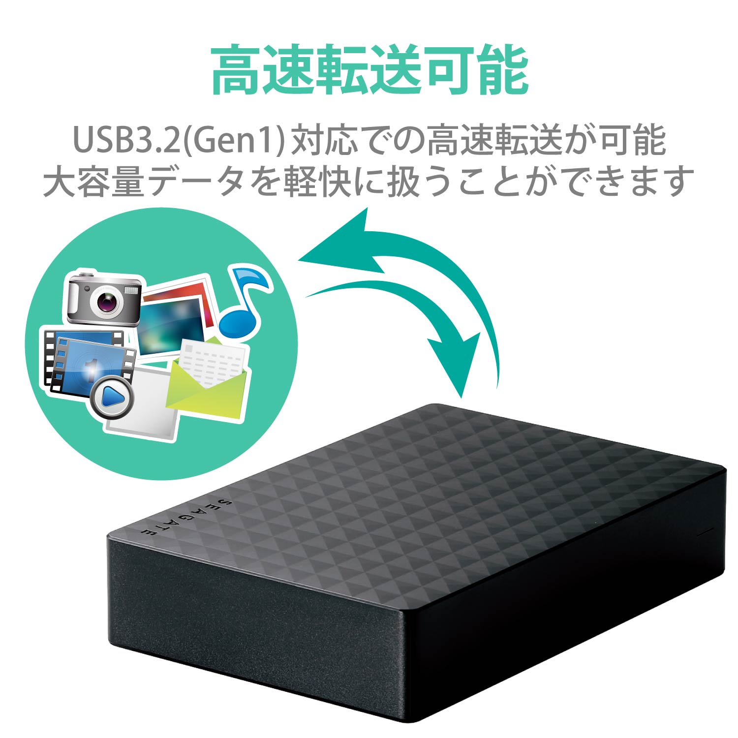 SEAGATE SGD-MY040UBK [ブラック]