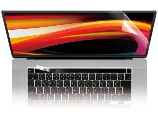 ELECOM MacBookPro16inch用フィルム(光沢/衝撃吸収）EF-MBP16FLFPAGN ...