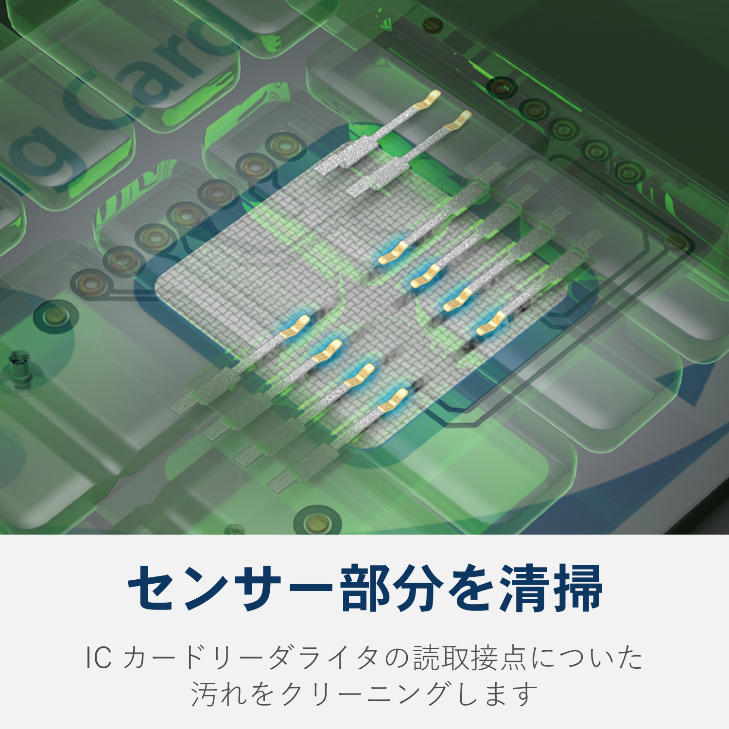 ELECOM ICカードリーダ/ライター用クリーニングカード CK-CR2