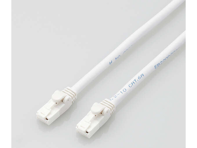 ELECOM Cat6A LANケーブル(スタンダード・ツメ折れ防止) LD-GPAT/WH5/RS [5m ホワイト]