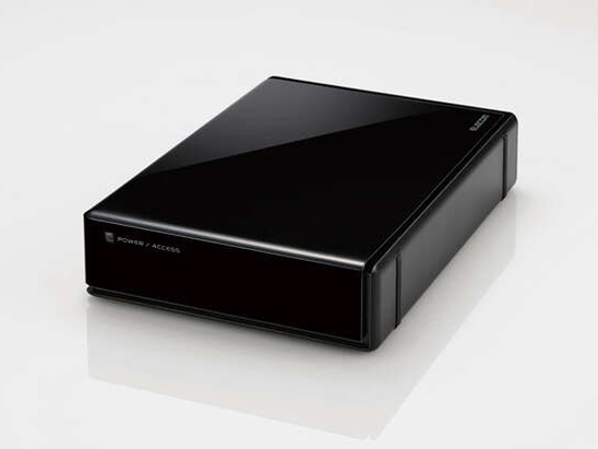 ELECOM SeeQVault対応3.5インチ外付けハードディスク 2TB ELD-QEN2020UBK [ブラック]