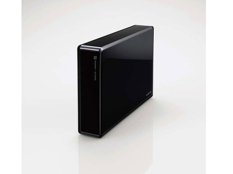 ELECOM SeeQVault対応3.5インチ外付けハードディスク 2TB ELD-QEN2020UBK [ブラック]