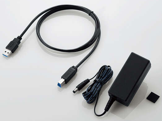 ELECOM SeeQVault対応3.5インチ外付けハードディスク 2TB ELD-QEN2020UBK [ブラック]
