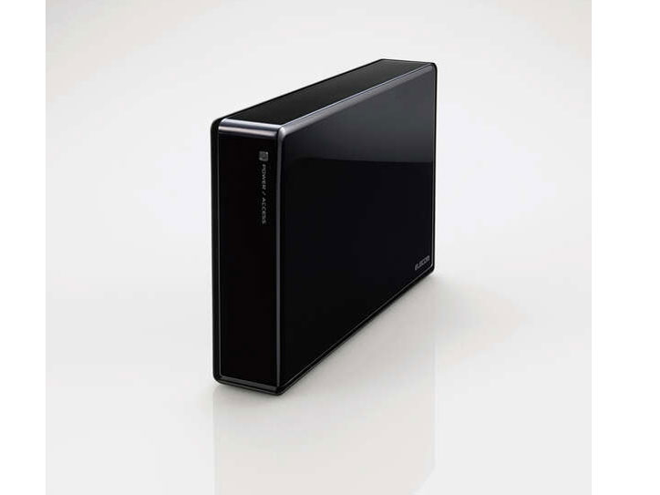 ELECOM SeeQVault対応3.5インチ外付けハードディスク ELD-QEN2040UBK [ブラック]