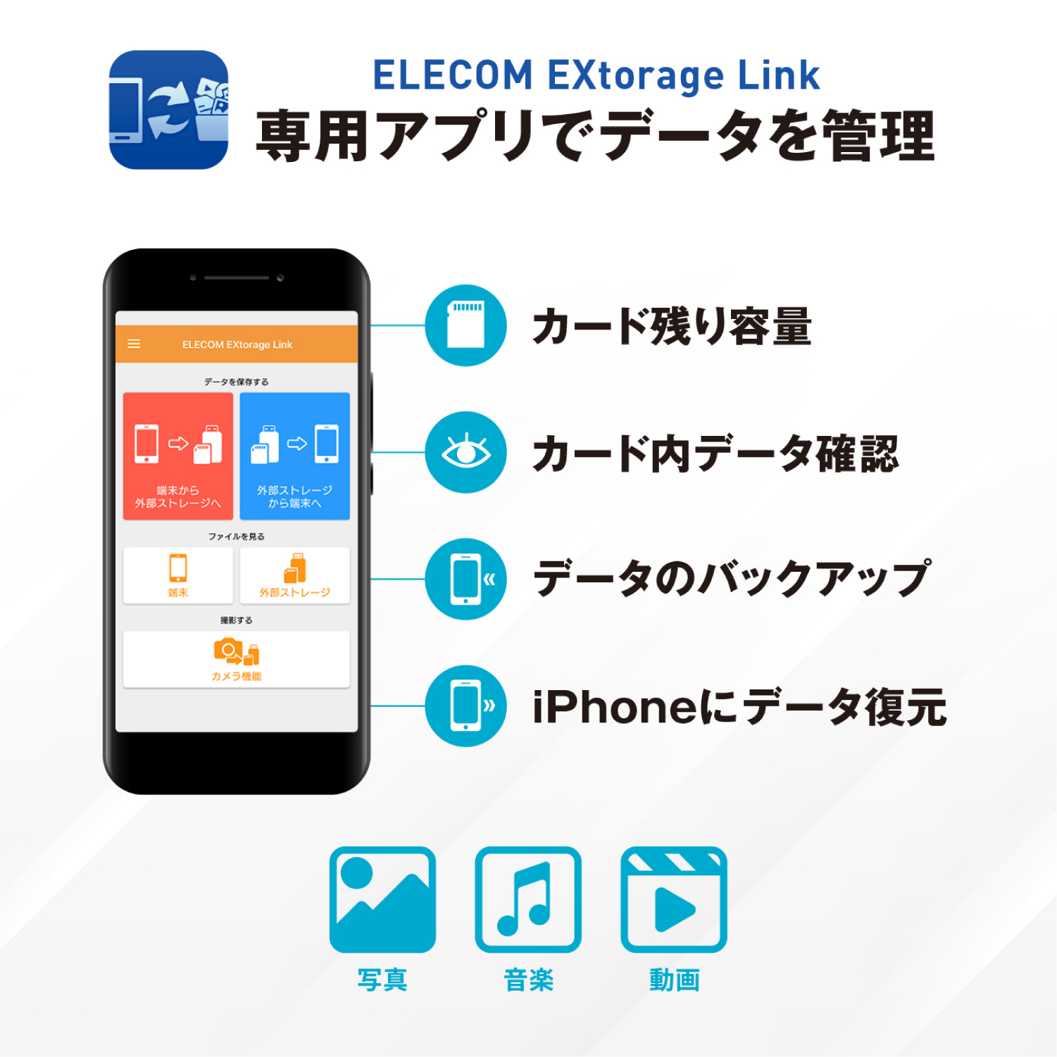 ELECOM MF-LGU3B128GBK [128GB ブラック]