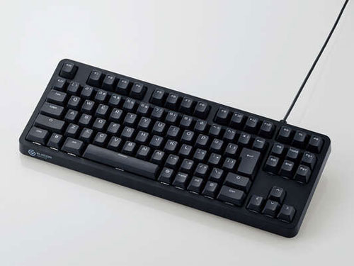 ELECOM メカニカルゲーミングキーボード TK-GK20TBK 茶軸 [ブラック]