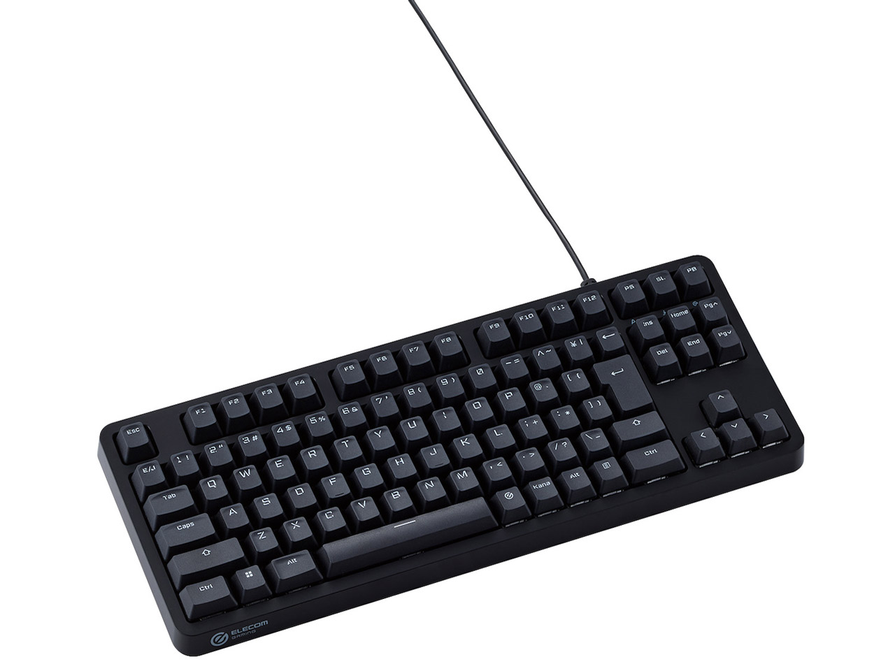 ELECOM メカニカルゲーミングキーボード TK-GK20TBK 茶軸 [ブラック]