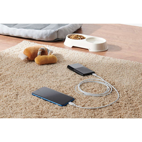 ELECOM ペットが噛んでも断線しにくいケーブル USB Type-C - USB Type-C USB Power Delivery対応[PET-CCMT15WH]