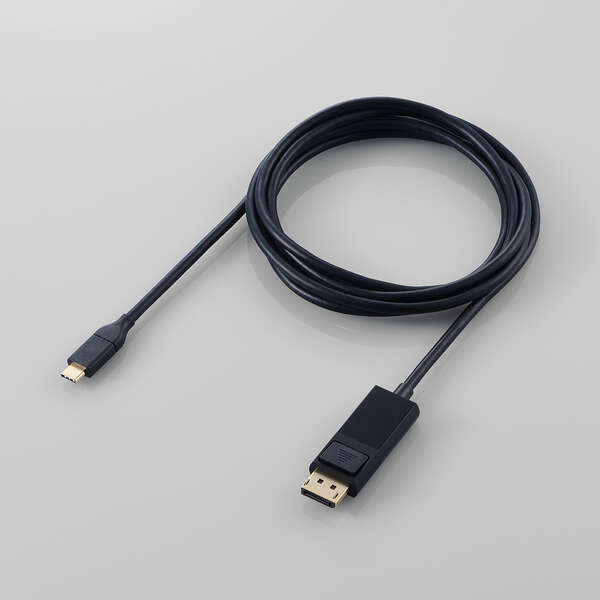ELECOM USB Type-C(TM) - DisplayPort(TM)変換ケーブル2.0m[CAC-CDP20BK2]