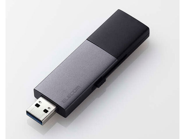 [お取り寄せ]ELECOM USB Type-C(TM)/USB-Aコネクター対応外付けポータブルSSD 250GB-ブラック [ESD-EWC0250GBK]