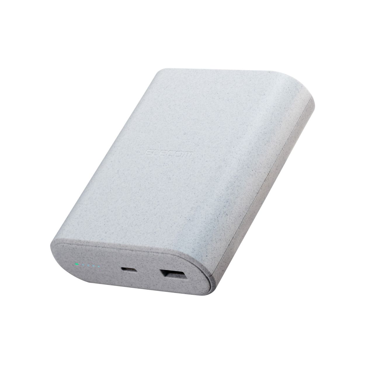 【決算セール 9/4 11:00 - 9/11 11:00】ELECOM ナトリウムイオン電池モバイルバッテリー DE-C55L-9000LGY [ライトグレー]